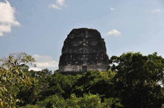 As ruínas mayas de Tikal, na Guatemala